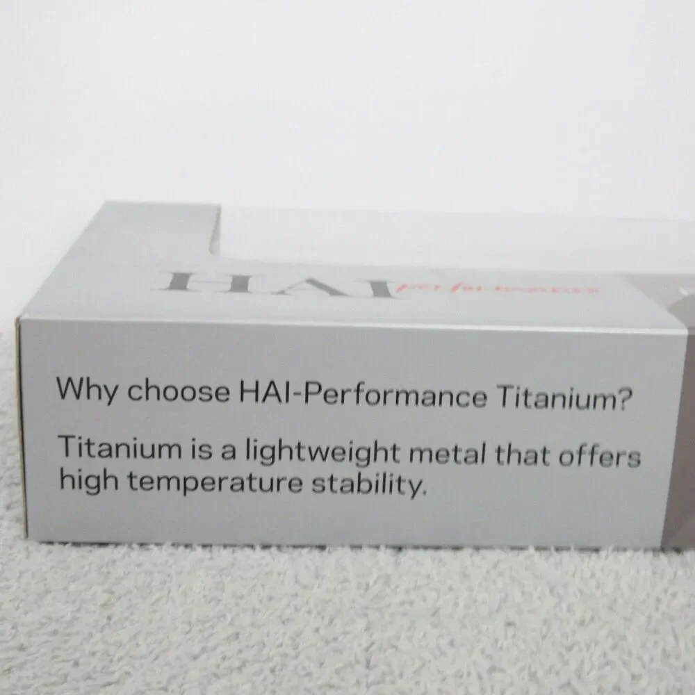 HAI Professional Titanium XL Hair Straightener EF-018 Black Salon Flat Iron New